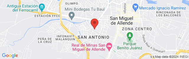 Property 8152 Map in San Miguel de Allende