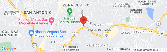 Property 8162 Map in San Miguel de Allende