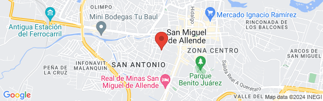 Property 8163 Map in San Miguel de Allende