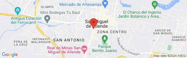 Property 8169 Map in San Miguel de Allende