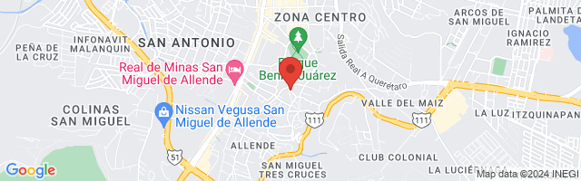 Property 8174 Map in San Miguel de Allende