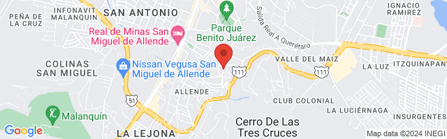 Property 8185 Map in San Miguel de Allende