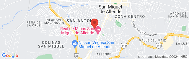 Property 8186 Map in San Miguel de Allende