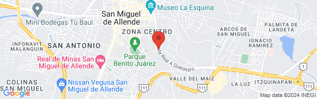 Property 8193 Map in San Miguel de Allende