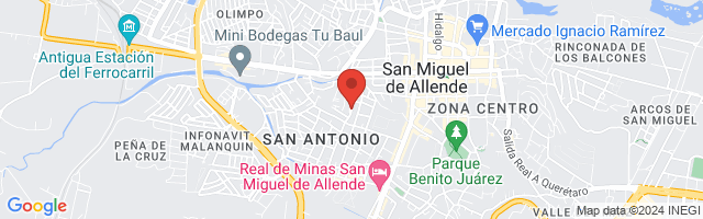 Property 8219 Map in San Miguel de Allende
