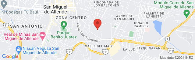Property 8229 Map in San Miguel de Allende