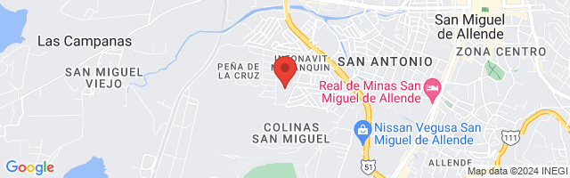 Property 8247 Map in San Miguel de Allende