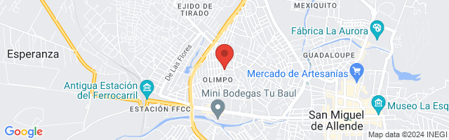 Property 8283 Map in San Miguel de Allende