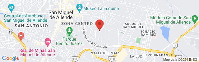 Property 8288 Map in San Miguel de Allende