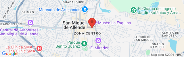 Property 8360 Map in San Miguel de Allende