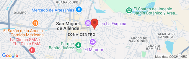 Property 8362 Map in San Miguel de Allende