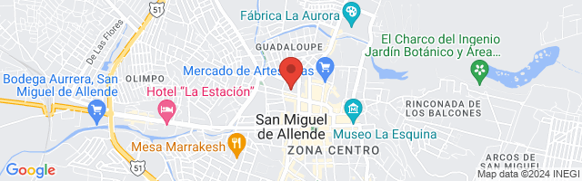 Property 8375 Map in San Miguel de Allende