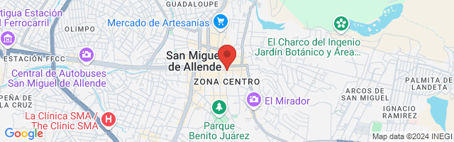 Property 8475 Map in San Miguel de Allende