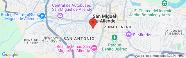 Property 8526 Map in San Miguel de Allende