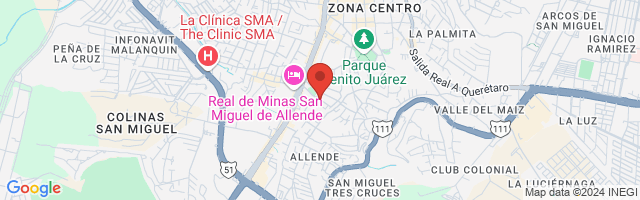 Property 8529 Map in San Miguel de Allende