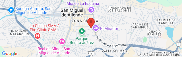 Property 8534 Map in San Miguel de Allende