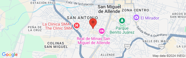 Property 8539 Map in San Miguel de Allende