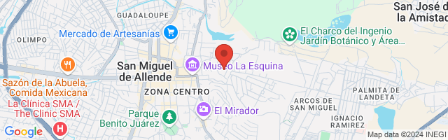 Property 8554 Map in San Miguel de Allende