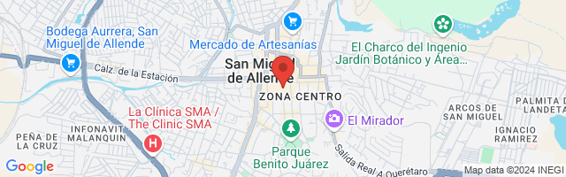 Property 8570 Map in San Miguel de Allende