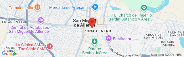 Property 8590 Map in San Miguel de Allende