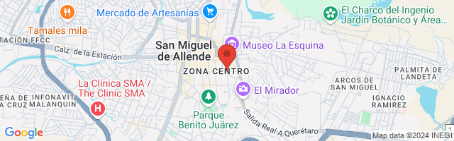 Property 8596 Map in San Miguel de Allende