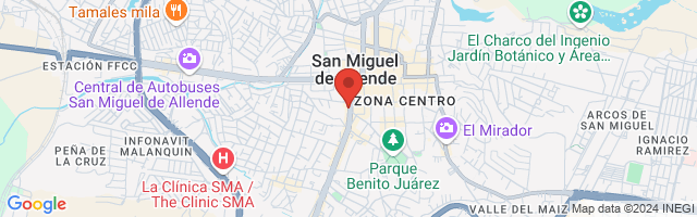 Property 8630 Map in San Miguel de Allende