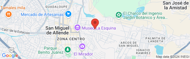 Property 8645 Map in San Miguel de Allende