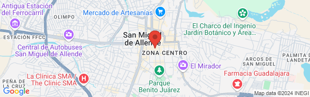 Property 8710 Map in San Miguel de Allende