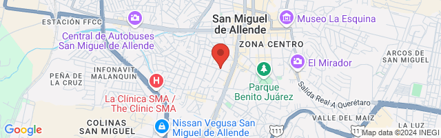 Property 8716 Map in San Miguel de Allende