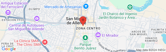 Property 8740 Map in San Miguel de Allende