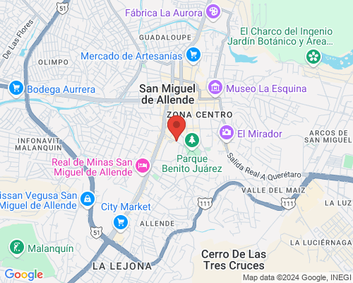 Property 8756 Map in San Miguel de Allende