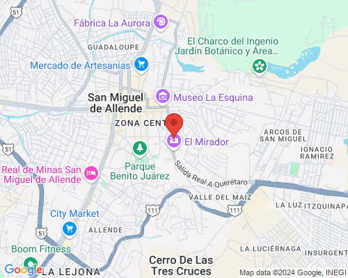 Property 8772 Map in San Miguel de Allende