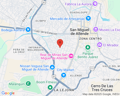 Property 8788 Map in San Miguel de Allende