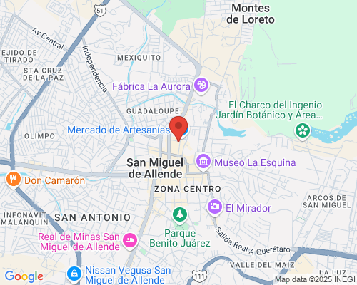 Property 8796 Map in San Miguel de Allende