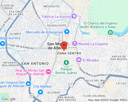 Property 8813 Map in San Miguel de Allende