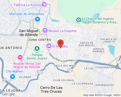 Property 8817 Map in San Miguel de Allende