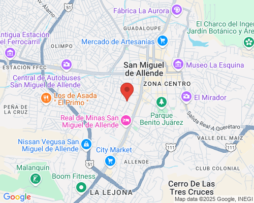 Property 8827 Map in San Miguel de Allende