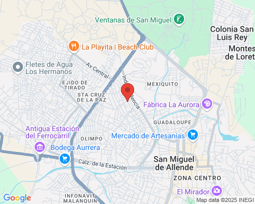 Property 8833 Map in San Miguel de Allende